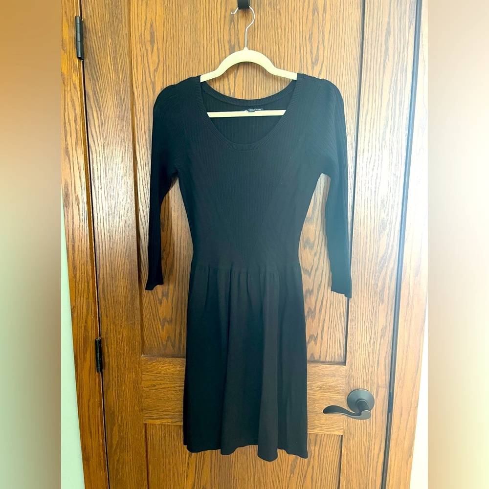 American Eagle Black Knit Dress